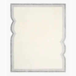 Curves Scalloped Rug