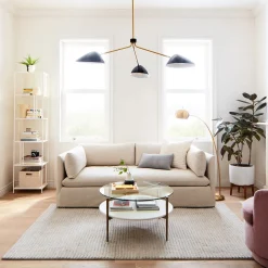Curvilinear Mid-Century Chandelier (55")
