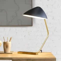 Curvilinear Mid-Century Table Lamp (20")