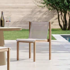 Cusco Outdoor Textilene® Stacking Dining Chair (Set of 2)