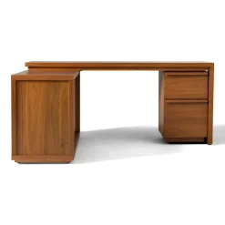 Cutler L-Shaped Desk (68") & File Cabinet (16") Set