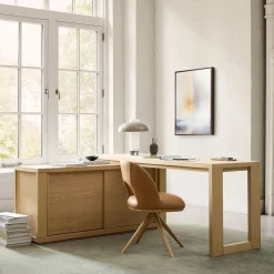 Cutler L-Shaped Storage Desk (68")