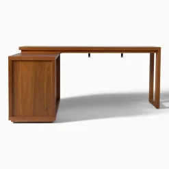 Cutler L-Shaped Storage Desk (68")