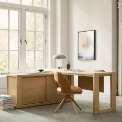 Cutler L-Shaped Storage Desk (68")