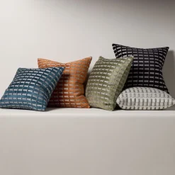 Cut Velvet Archways Pillow Cover