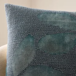 Cyanotype Blooms Pillow Cover