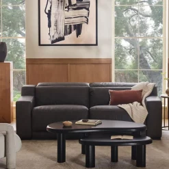 Dalton Motion Reclining Leather Sofa (86"–120")
