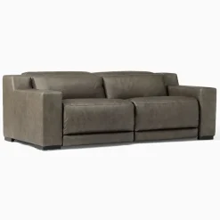 Dalton Motion Reclining Leather Sofa (86"–120")