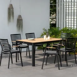 Dante Outdoor Dining Table (63"–82")