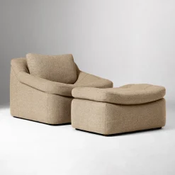 Danver Chair & Ottoman Set