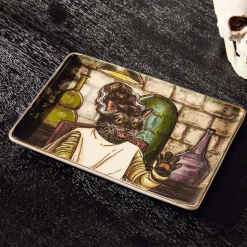 Dapper Animal Halloween Trinket Tray