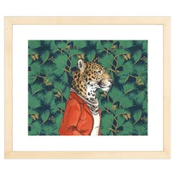 Dapper Jaguar Framed Wall Art