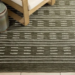 Dashed Stripe Outdoor Performance Rug