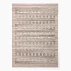 Dashed Stripe Outdoor Performance Rug