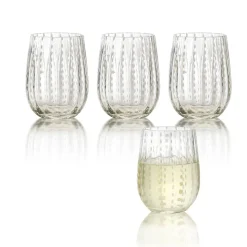 Dash Stemless Wine Glasses (Set of 4)