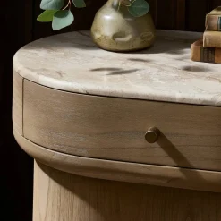 Deacon Marble Grand Nightstand (30")