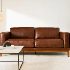 Dekalb Leather Sofa (68"–96")