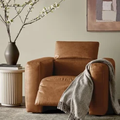 Delevan Leather Power Recliner