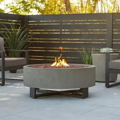 Denzel Round Propane Fire Pit Table (40")
