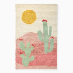 Desert Cactus Shag Rug