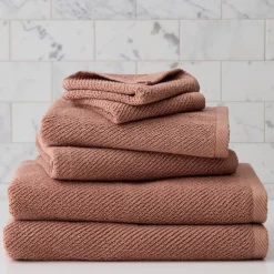 Diagonal Ribbed Towels