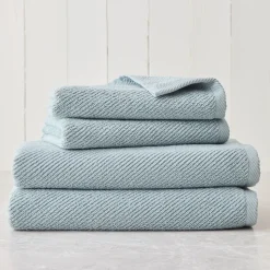 Diagonal Ribbed Towels