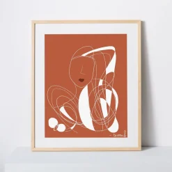 Diarrablu Print - Courbes