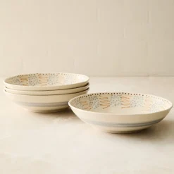 Diya Stoneware Pasta Bowls