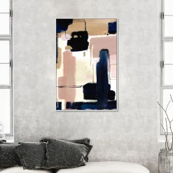 Dolce Blue Framed Wall Art