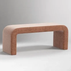 Doreon Upholstered Waterfall Bench (50")