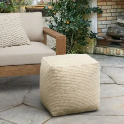 Dori Indoor/Outdoor Pouf (18")