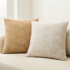 Dotted Floral Pillow Cover