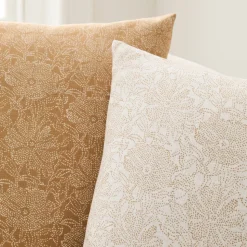 Dotted Floral Pillow Cover