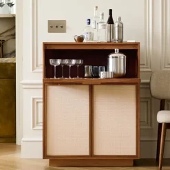 Douglas Solid Wood Tatami Bar Cabinet (32")