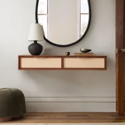 Douglas Solid Wood Tatami Floating Console (48")