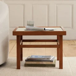 Douglas Solid Wood Tatami Side Table (22")