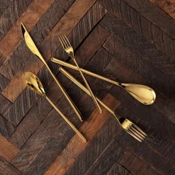 Dragonfly Polished Stainless Steel Flatware Sets