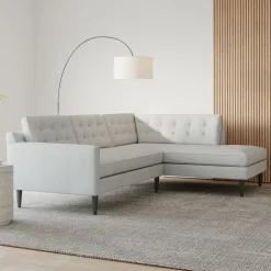 Drake 2-Piece Bumper Chaise Sectional (100")