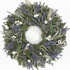 Dried Herb Wreath - Blue