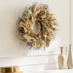 Dried Ivory Haven Wreath