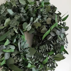 Dried Mixed Evergreen Eucalyptus Wreath