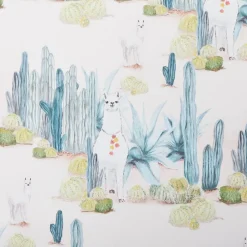 Drop it MODERN Desert Llama Cactus Wallpaper