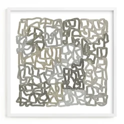 Earthy Abstract Framed Wall Art by Minted for West Elm