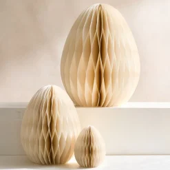 Easter Egg Honeycomb Paper Objects
