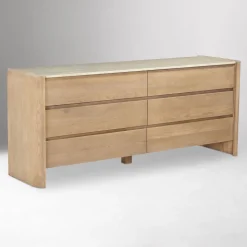 Eckford Bottichino Marble 6-Drawer Dresser (72")