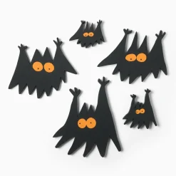 Ed Emberley Papier-Mache Bats Wall Decor