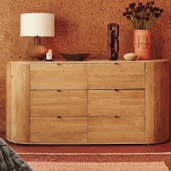 Edgar Round Dresser (66")