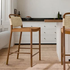 Eindhoven Leather Counter Stool