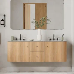 Ellington Floating Double Bathroom Vanity (63")
