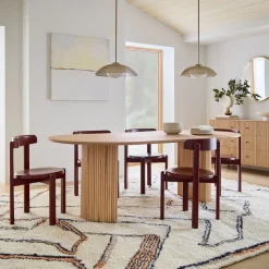 Ellington Oval Pedestal Dining Table (86")